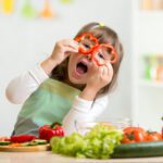 paprika, apfel, gemüse, kinder, gesund, kindergesundheit